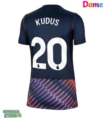 Tottenham Hotspur Mohammed Kudus #20 Replika Udebanetrøje Dame 2026-27 Kortærmet